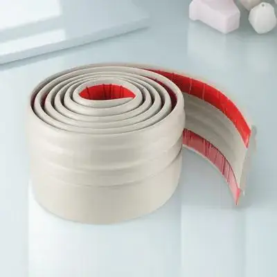 

1 Roll Floor Baseboard Molding for Wall Seam Decoration Wall Base Trim Kitchen Bathroom Bedroom Easy Install