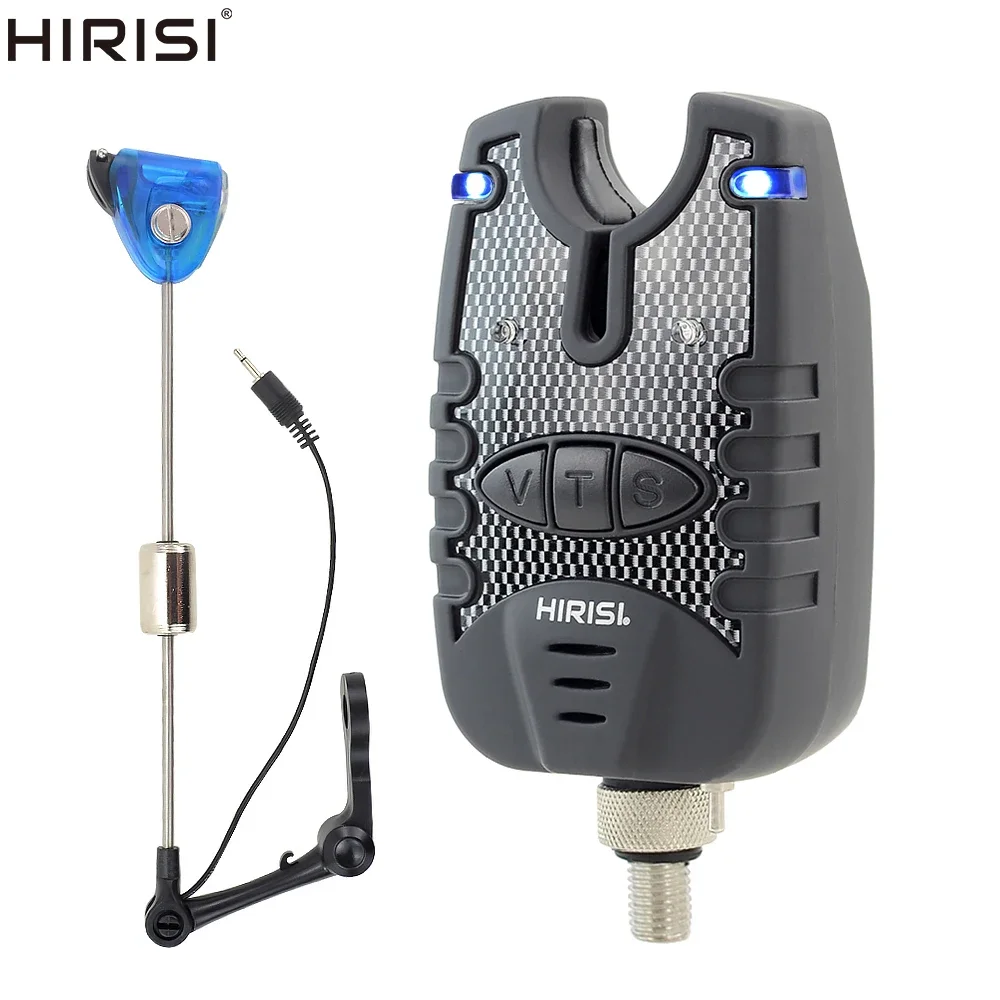 

Hirisi Carp Fishing Bite Alarm and LED Fishing Swinger Set 4 Color Fishing Tackle