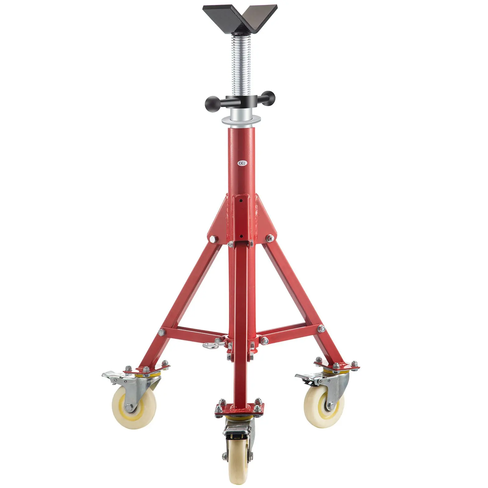 1107D Easy-to-Move Pipe Stand Pipe Vise with V-shape Head for Supporting Pipes