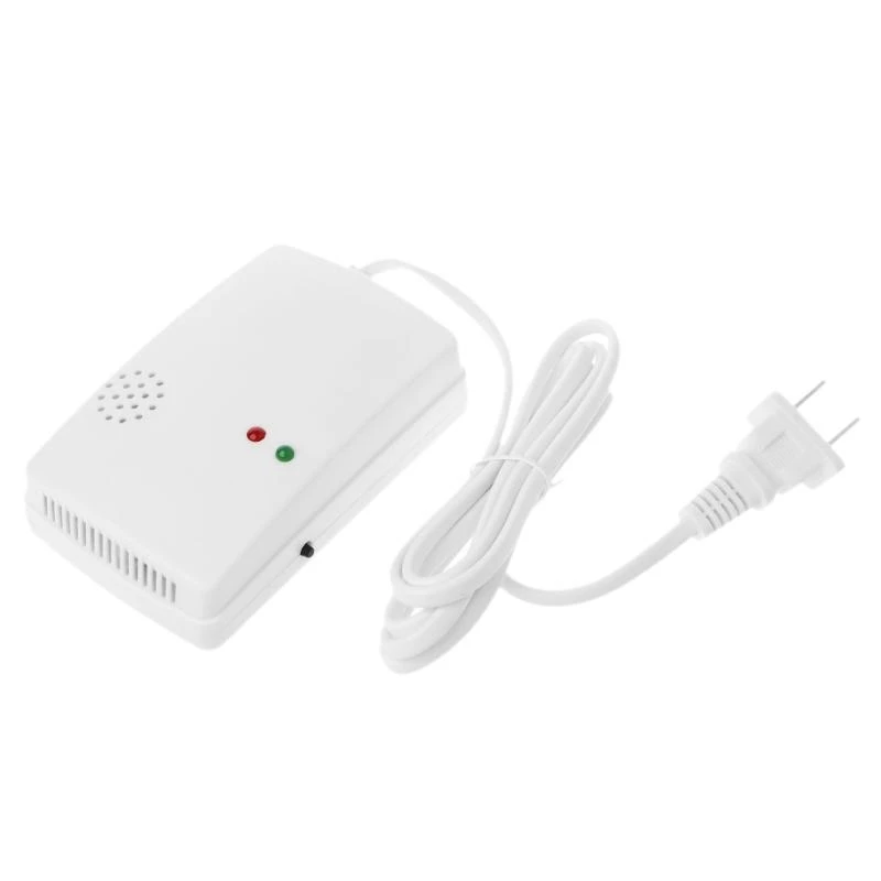 Детектор утечки природного газа утечка утечки газа с помощью звуковой и светодиодной визуальной сигнализации лучшая продажа и