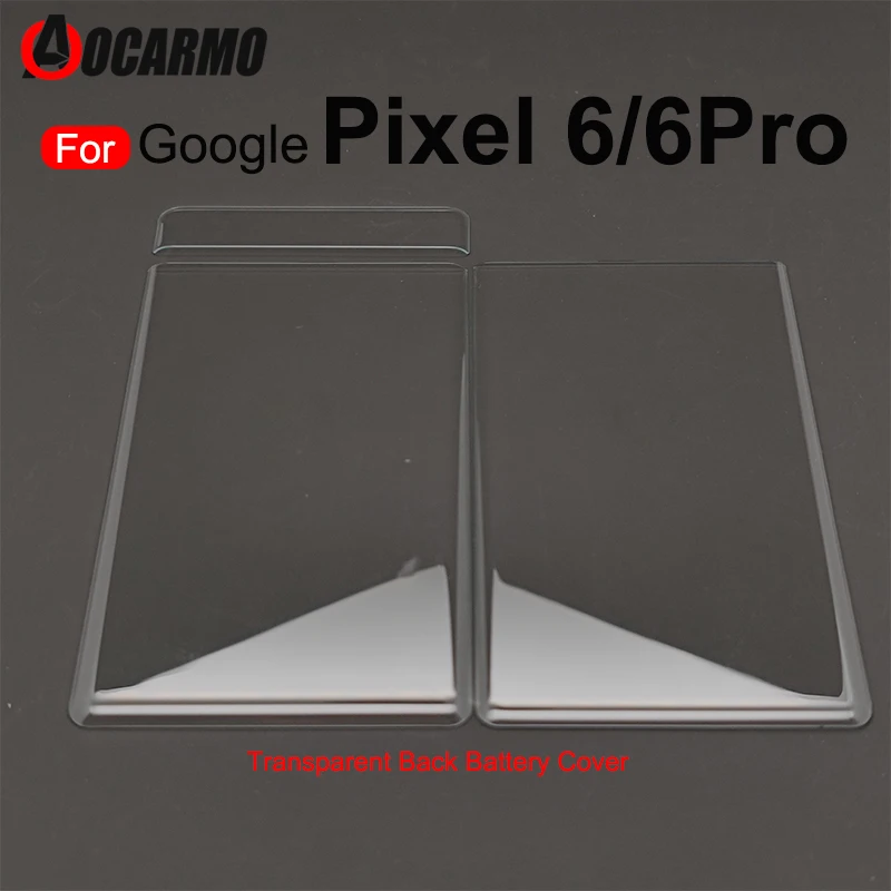 

Transparent Back Cover And Top Frame Cover Panel Bezel Housing Bezel Replacement Repair Parts For Google Pixel 6 6Pro