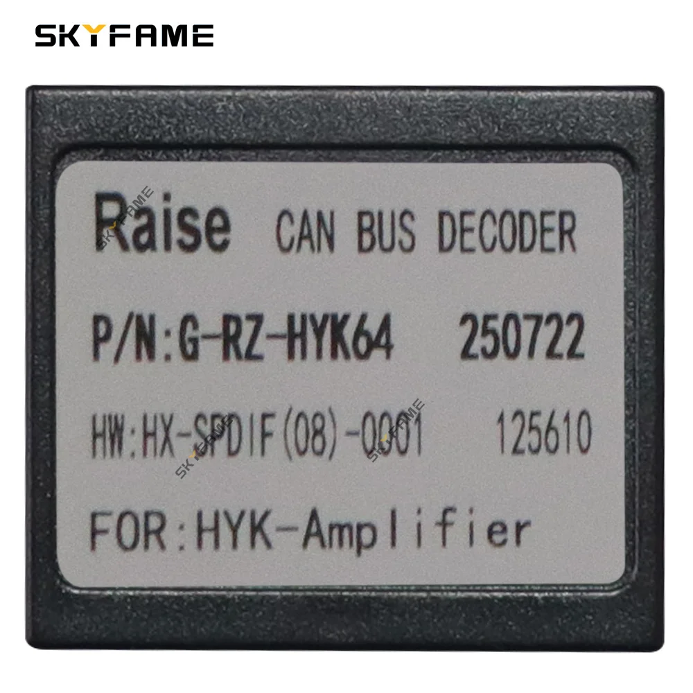 SKYFAME-Adaptador para carro Canbus Box para Hyundai, cablagem, decodificador, cabo de alimentação Android, IX35, Tucson, 16Pin