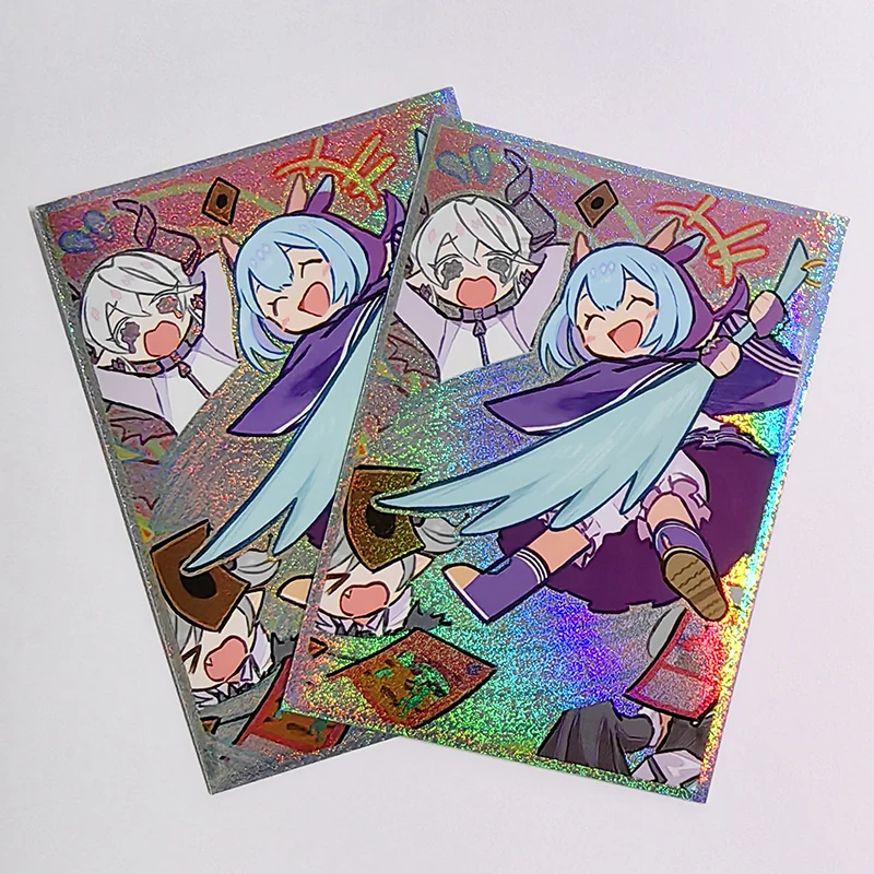 50PCS Yugioh laundry dragonmaid Card Sleeves Yu-Gi-Oh! OCG Trading Cards Shine Protector Case