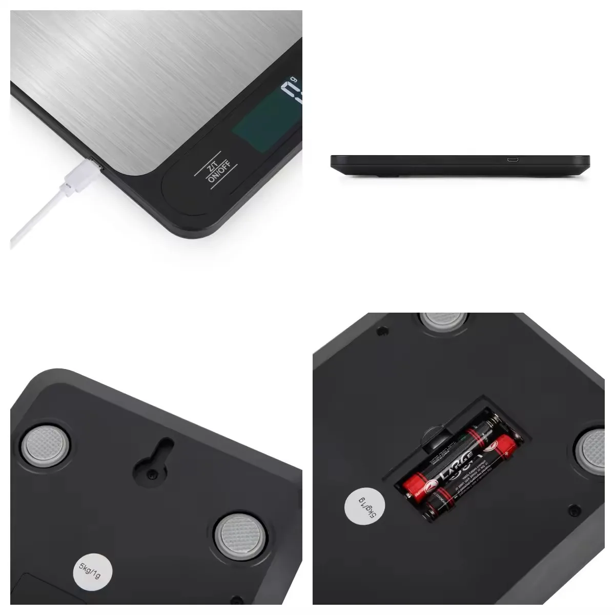 Digital Kitchen Scale Weight Scale Food Coffee Scales Smart Electronic Waterproof Digital Scale For Baking and Cook