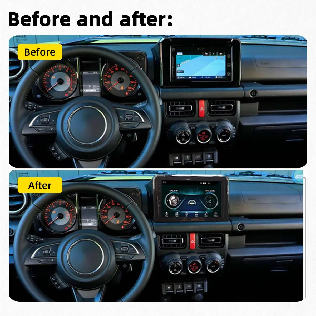 Car Radio for Suzuki Jimny 2019 2020 Android 2 Din Multimedia Stereo Player GPS Navigation Wifi FM System Head Unit Autoradio