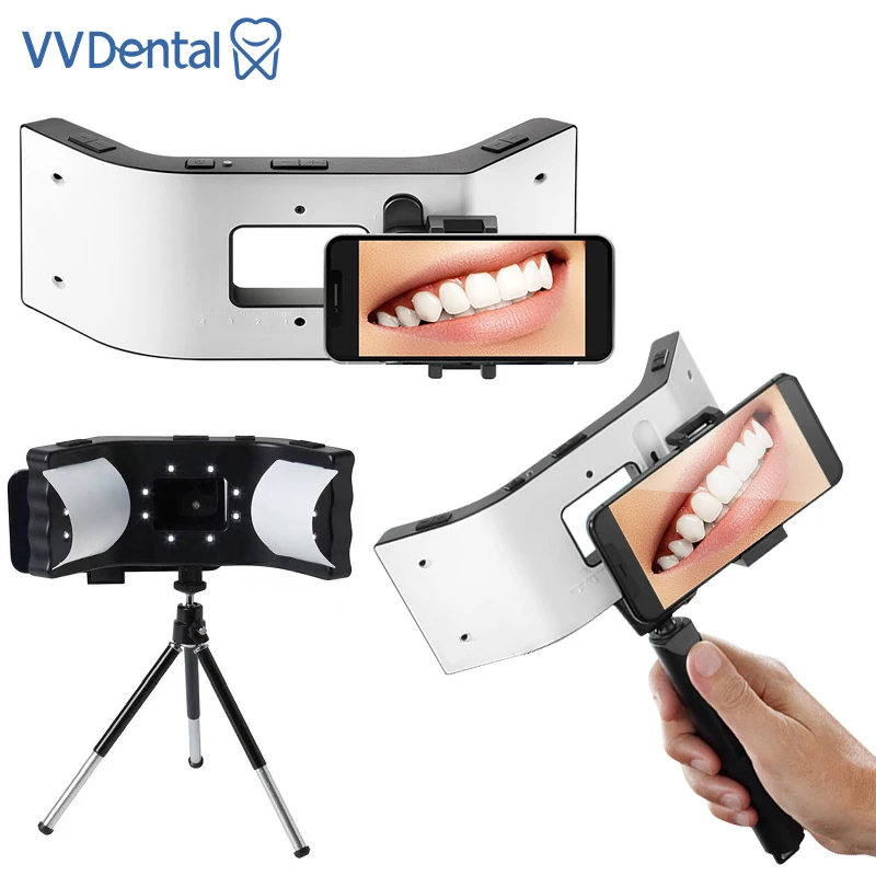 

VVDental Стоматологическая фотография Свет с режущим краем Светодиодная лампа Разработанное стоматологическое оборудование Оральный наполнитель Вспышка Освещение