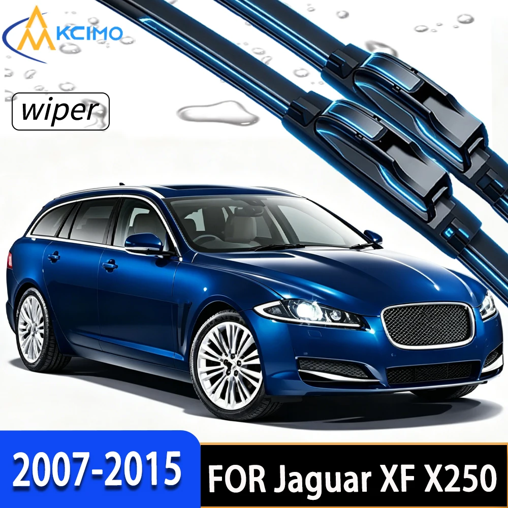 

Premium Front Windshield Wiper Blades with High-Density Rubber, Perfect Fit for Jaguar XF X250 2007-2015
