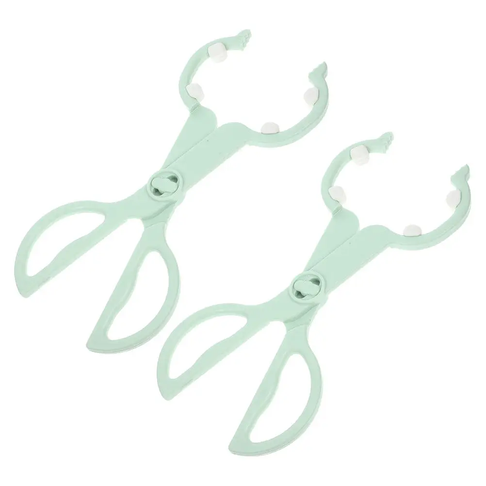 

2Pcs Baby Bottle Tongs Multifunctional Heat-Resistant Non-Slip Feeding Tongs for Hot Milk Bottles Pacifier Handling Nursery Tool