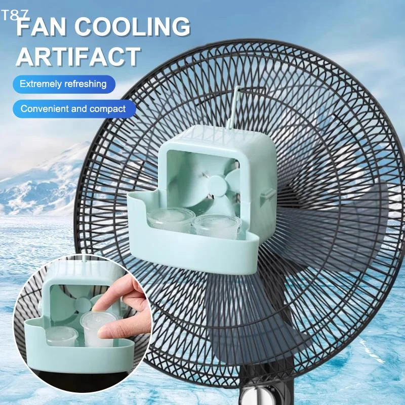 Summer Heat Relief Small Fan Humidifier Cooler, Household Floor Fan with Water Cooling, Dorm Desktop Mini Air Conditioner Fan