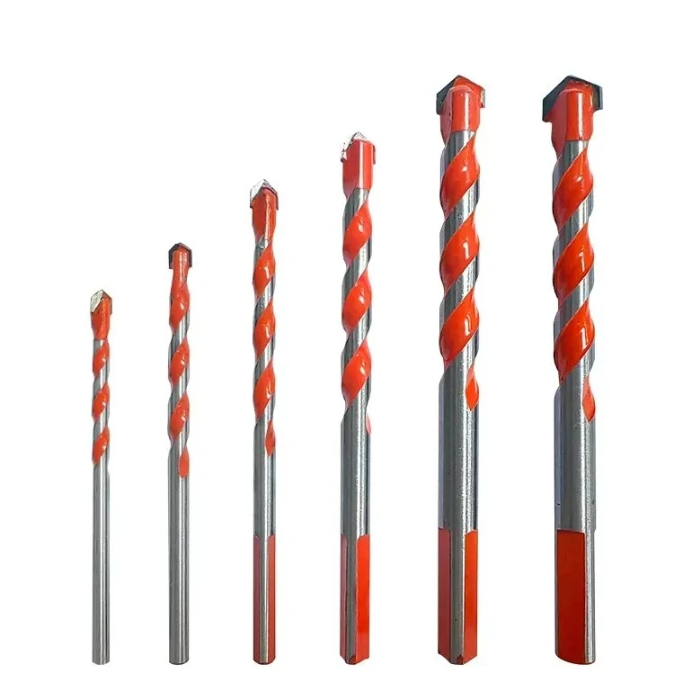 6 قطعة 4/5/6/8/10/12 مللي متر البرتقال سبائك الصلب أفرلورد الماس سيراميك مثقب جدار الحفر أداة مجموعة لقمة مثقاب #1