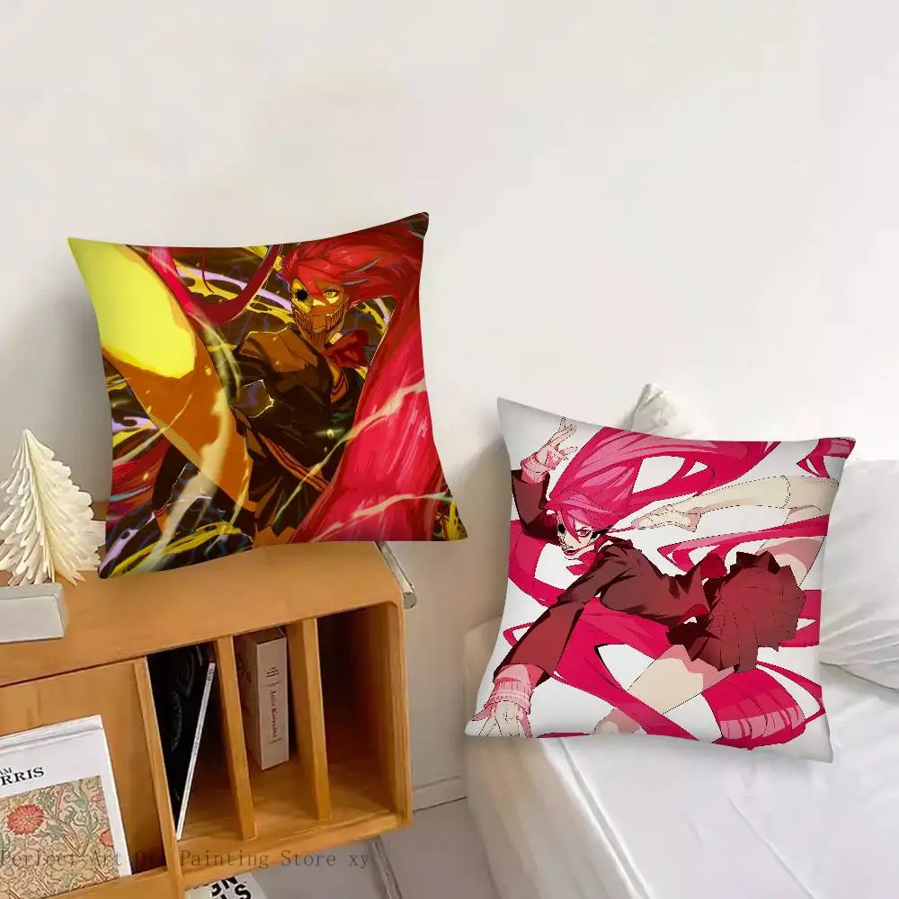 AIRA Action Romantic Anime DANDADAN Pillow Case Fashion Square Pillowcase Bedroom Sofa Room Ins Decoration Leisure