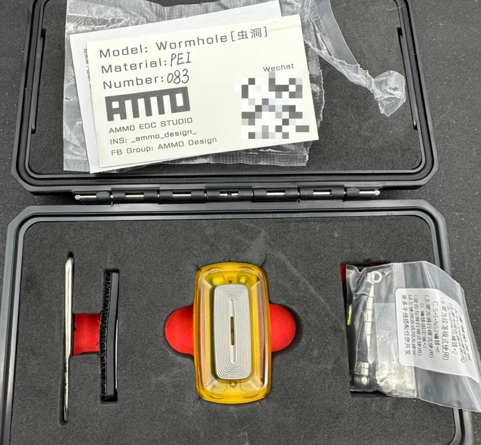 

Б/у EDC AMMO wormhole PEI fidget slider декомпрессионная игрушка