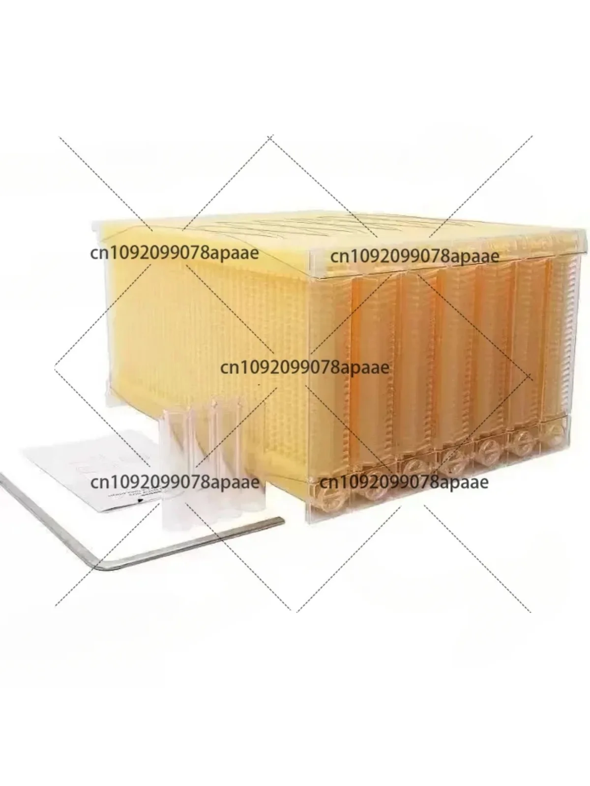 خلية النحل الأوتوماتيكية 7 إطارات 2 صندوق مجموعة كاملة من معدات تربية النحل لاستخلاص العسل #5