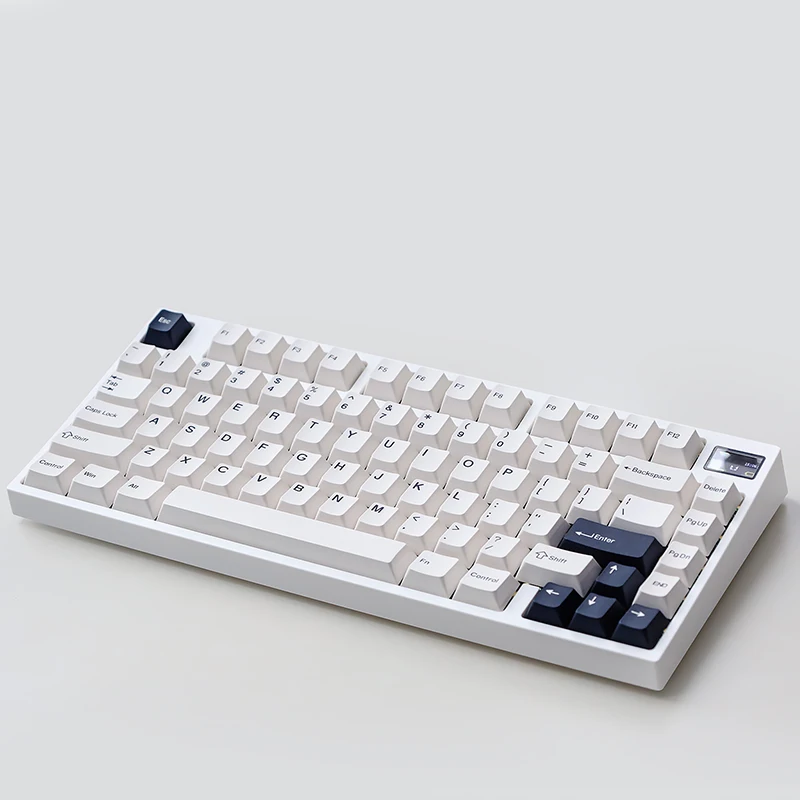 Keydous NJ81 CP V2 لوحة مفاتيح الألعاب Hall Effect Gateron Jade Pro Switch 0.01mm RT 8K معدل الاستقطاب اللاسلكي مع شاشة TFT RGB