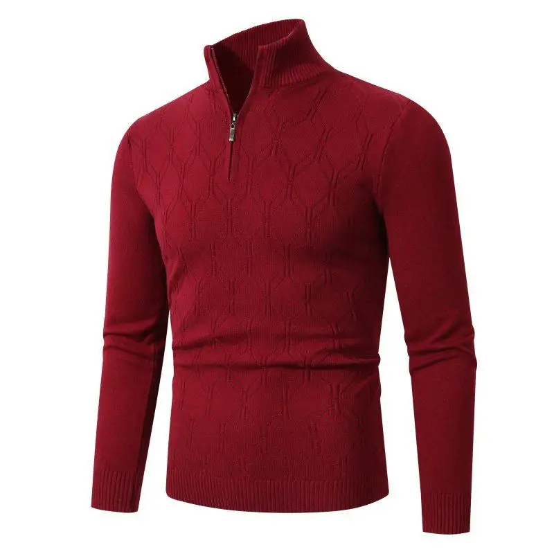 

Men's Faionable Knitted Sweater Casual f Zip Autumn Winter New Arrival Versatile Comfortable Long Sve Warm Ci Sle