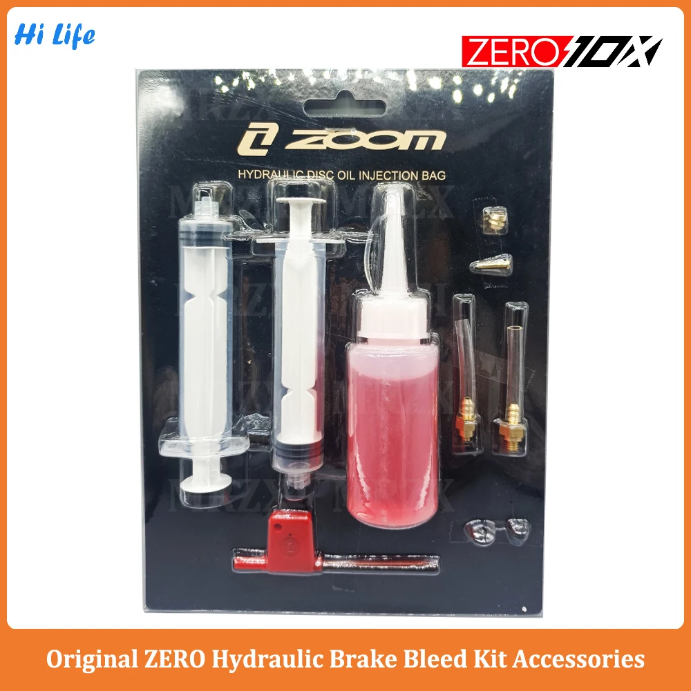 ZERO/KAABO Hydraulic Brake Bleed Kit For ZOOM Brake System, Filling Oil kit, Mineral Oil Brake, Funnel Set Bike Repair Tool