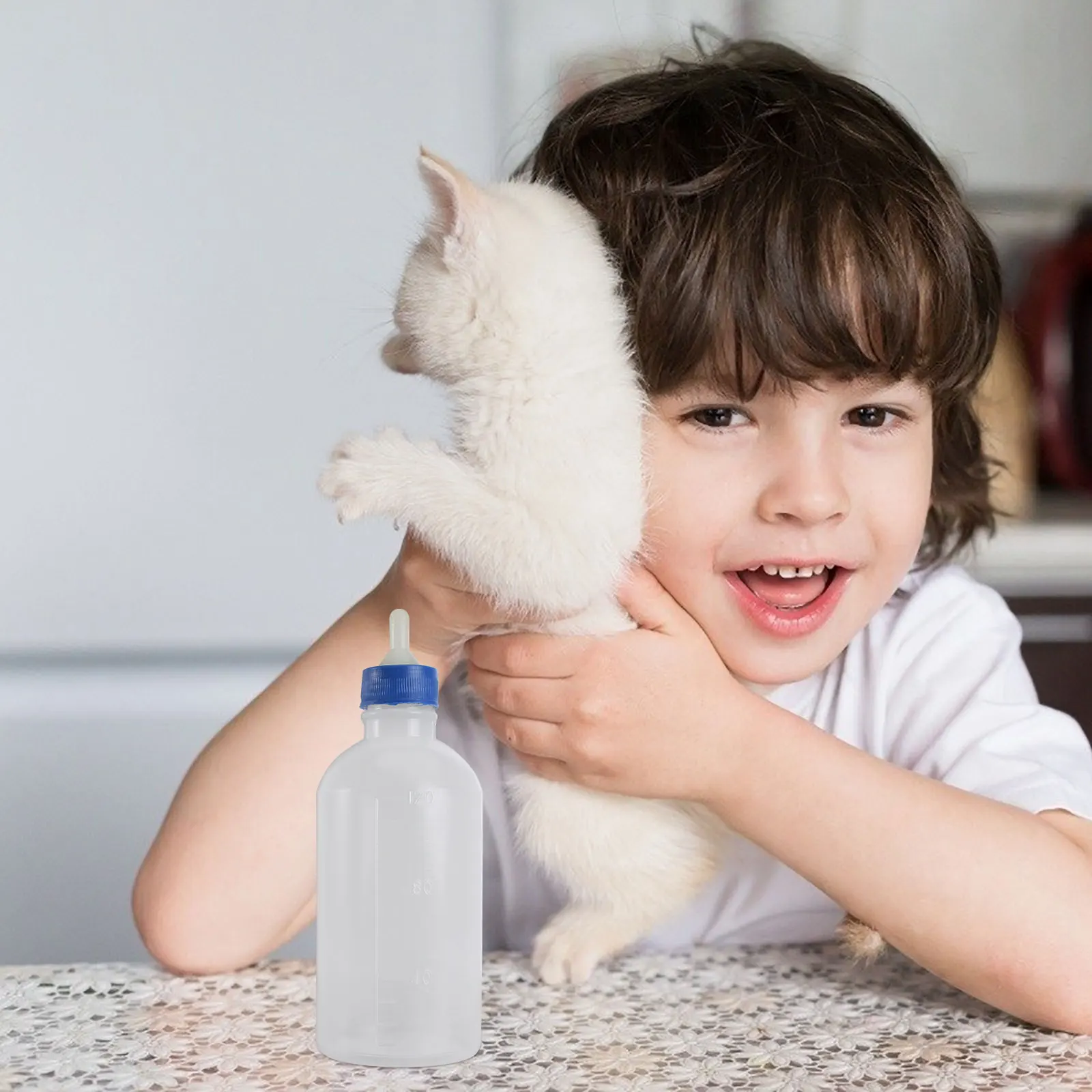 

5Pcs Pet Nursing Bottles Dog Feeding Bottles Cat Feeders Portable Lightweight Pet Medicine Feeding Supplies Reliable Leakproof