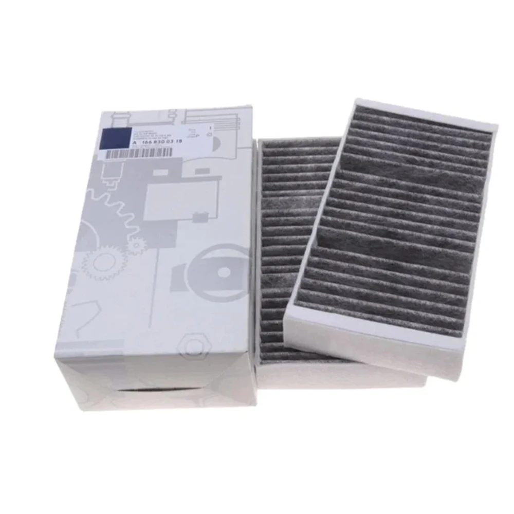 

OEM 1668300318 Activated Carbon Pollen Cabin Air Filter For Mercedes GL CLASS X166 2012-2019 M CLASS W166 2011-2015 GLE C292