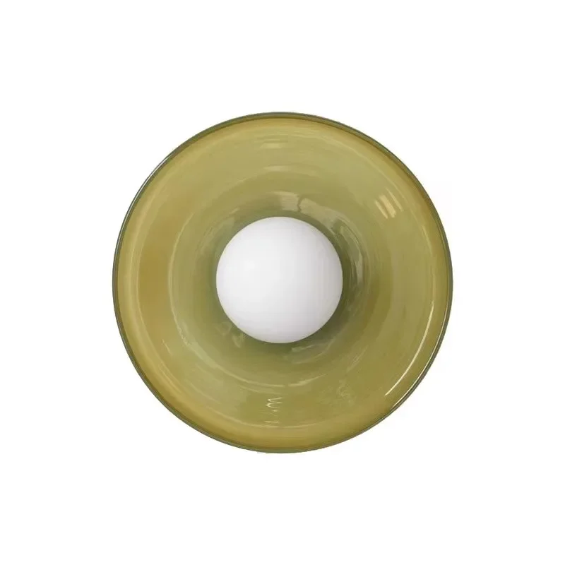 Nordic LED Glazen Plafondlamp Eenvoudige Retro 25/35 cm Multi Kleur G9 Slaapkamer Woonkamer Foyer Studie decoratieve Verlichtingsarmaturen - afbeelding 2