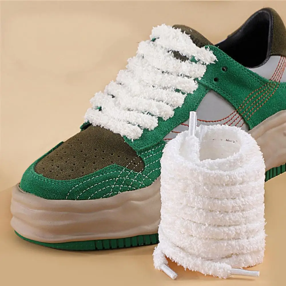 HOT 1 paio di asciugamani di peluche lacci delle scarpe carino morbido soffice lacci delle scarpe per le donne uomini 140 cm lungo rotondo casual scarpe da ginnastica di tela scarpe lacci delle scarpe