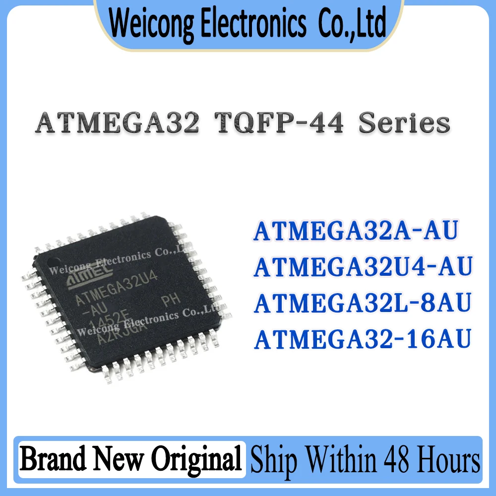 ATMEGA32A-AU ATMEGA32U4-AU ATMEGA32L-8AU ATMEGA32-16AU ATMEGA32A ATMEGA32U4 ATMEGA32L ATMEGA32 ATMEGA IC MCU Chip TQFP-44