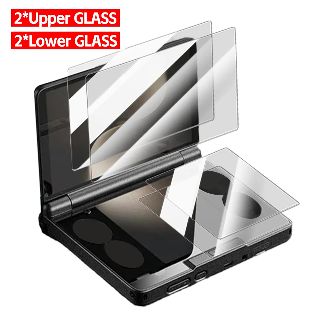 4IN1 für AYN THOR HD Klare Displayschutzfolien aus gehärtetem Glas, kratzfeste Schutzfolien, Spielkonsole, Handglasschutz