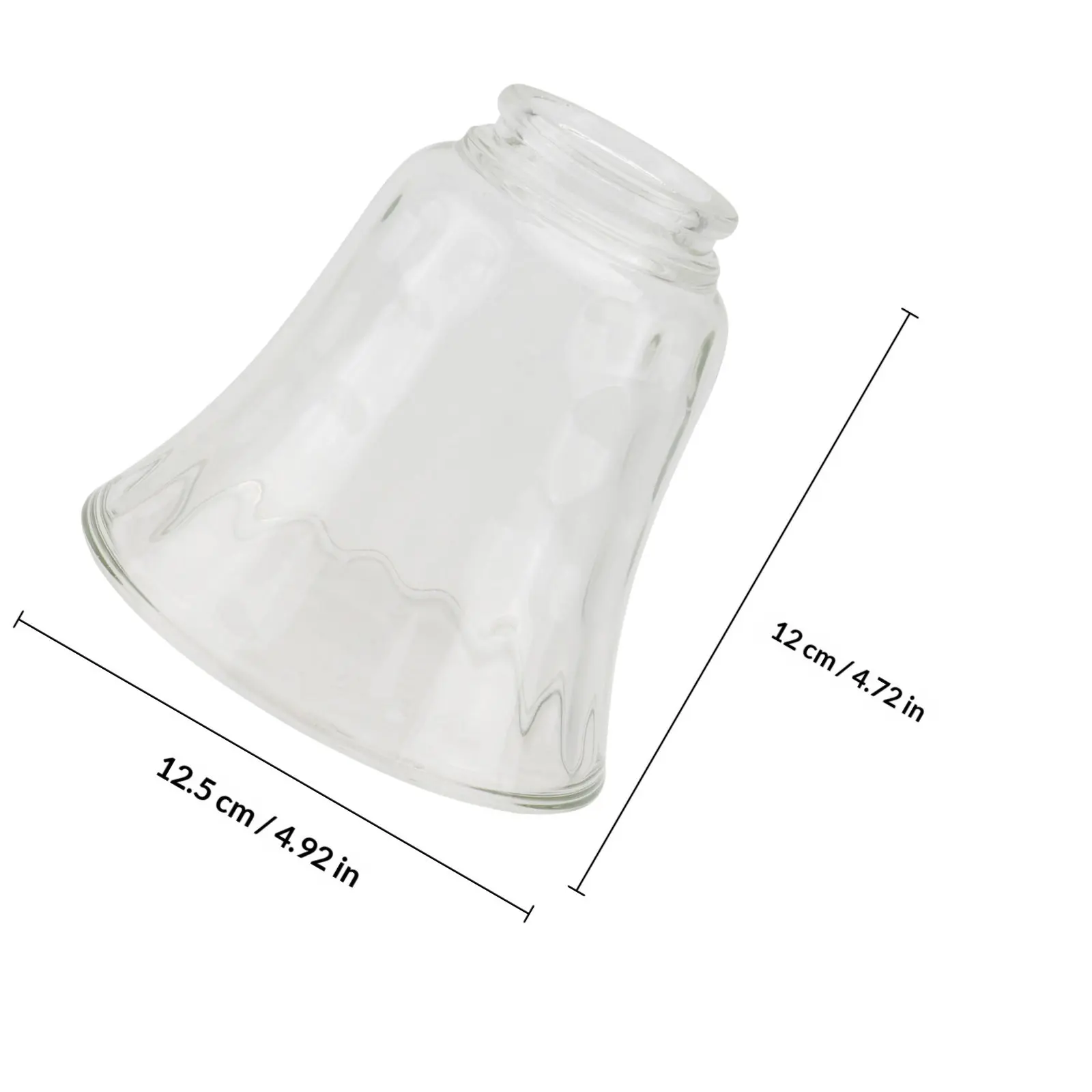 Glass Lamp Shade Decorative Soft Light Dustproof Cover for Chandelier Ceiling or Table Lamp