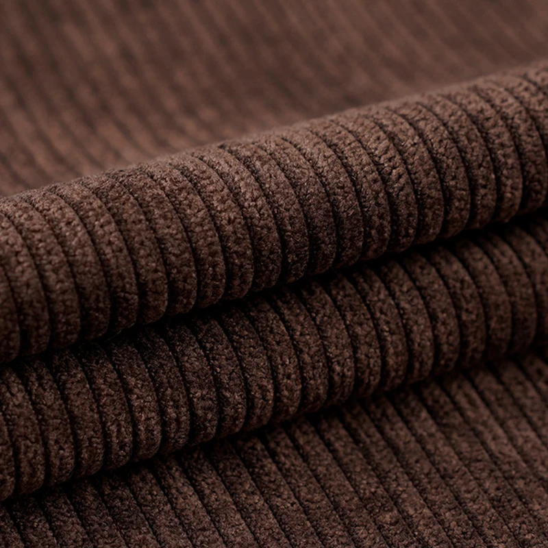 Rib Corduroy Fabric Solid Color for Sewing Shirts Hoodie Clothing Padded Corduroy Jackets Trousers Velvet Fabrics by Half Meter