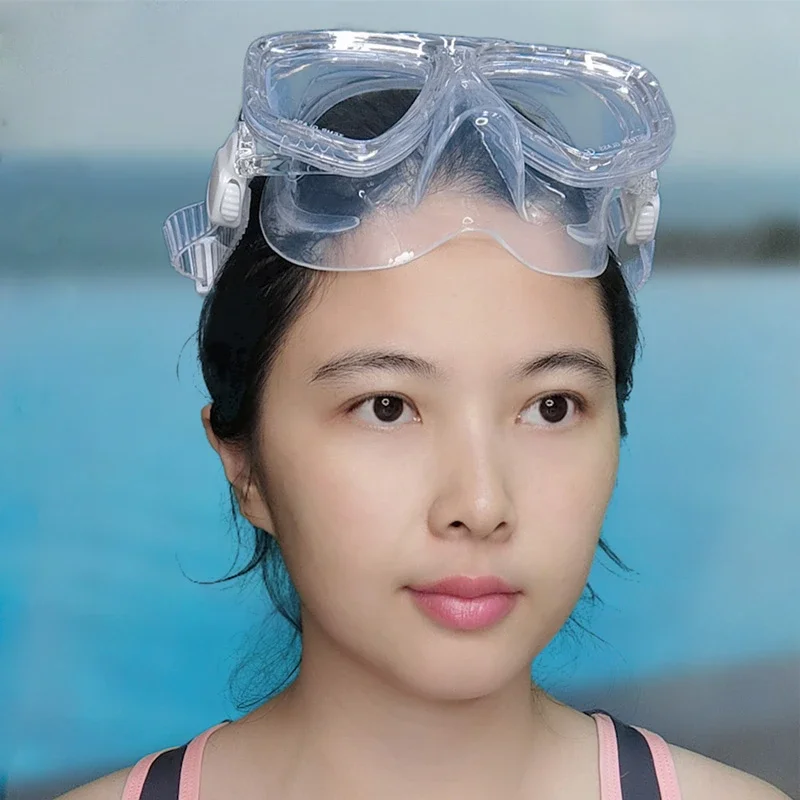 Free Snorkeling Face Mirror Diving Mask