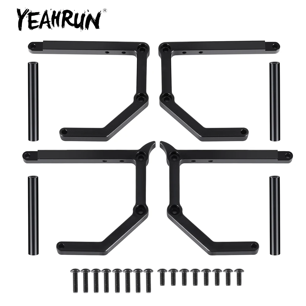 

YEAHRUN Aluminum Alloy Front & Rear Servo Mount Bumper for Tamiya 1/10 Clod buster 4×4×4 Monster Truck Model Upgrade Parts