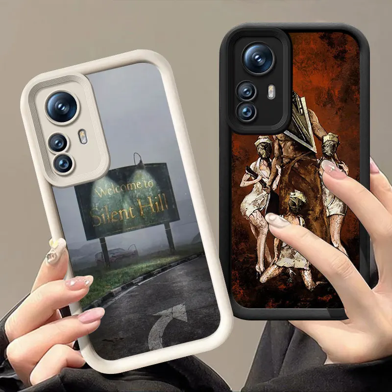 Horror Silent Hill Phone Case For Xiaomi POCO F5 M3 M4 M6 Plus X3 X5 X6 Pro 5G F3 X4 GT NFC C55 C61 C65 C75 F4 M5S