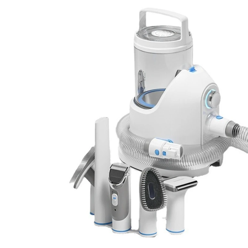 

Multifunctional pet dog shaver, integrated hair suction device, cat electric push scissors