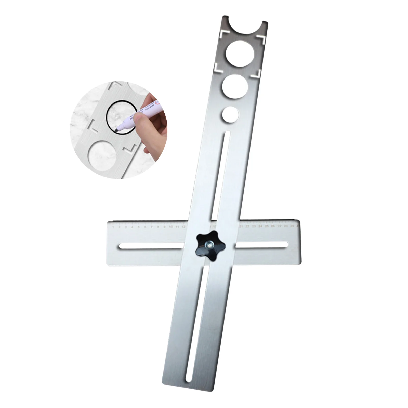 Drill Guide Professional Tile Hole Positioner for Home Renovation Universal Marble Glass Cutting Tool Durable Precision