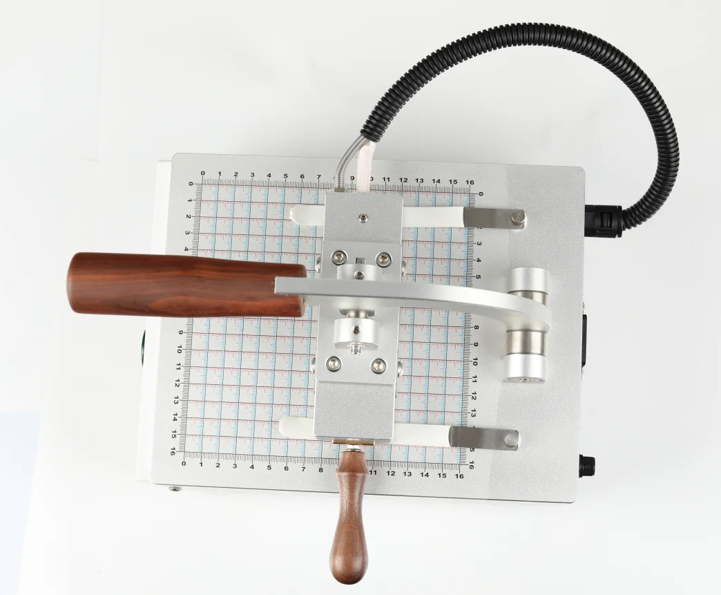 Hot Foil Stamping Machine Leather Logo Embossed Heat Pressing Machine for Wood PVC Paper Custom Logo Stamp or Number Letter