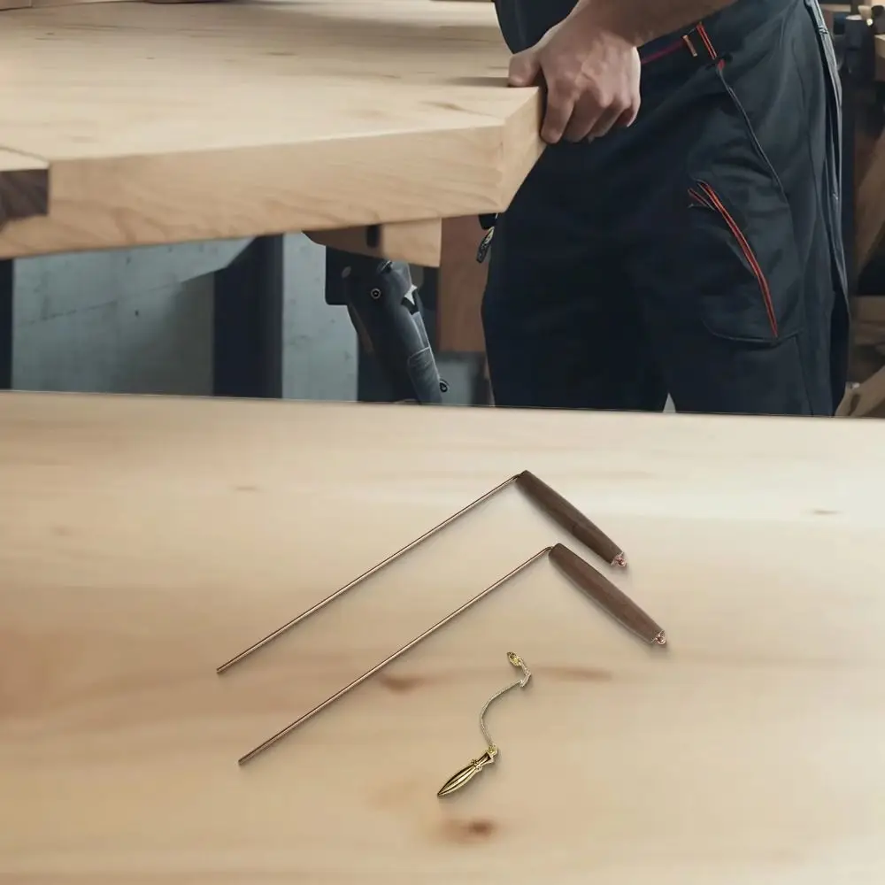 Flexible Pure Copper Metal Detector Detachable High Sensitivity Dowsing Rod Ergonomics Dragon Seeking Metal Pinpointer