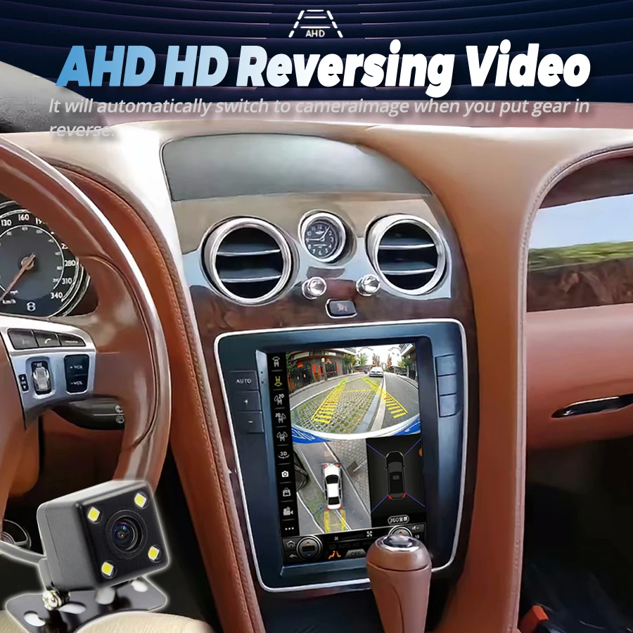 Schermo Android per Bentley Flying Spur 2014 autoradio Stereo lettore Video multimediale GPS Carplay Audio unità principale di navigazione automatica