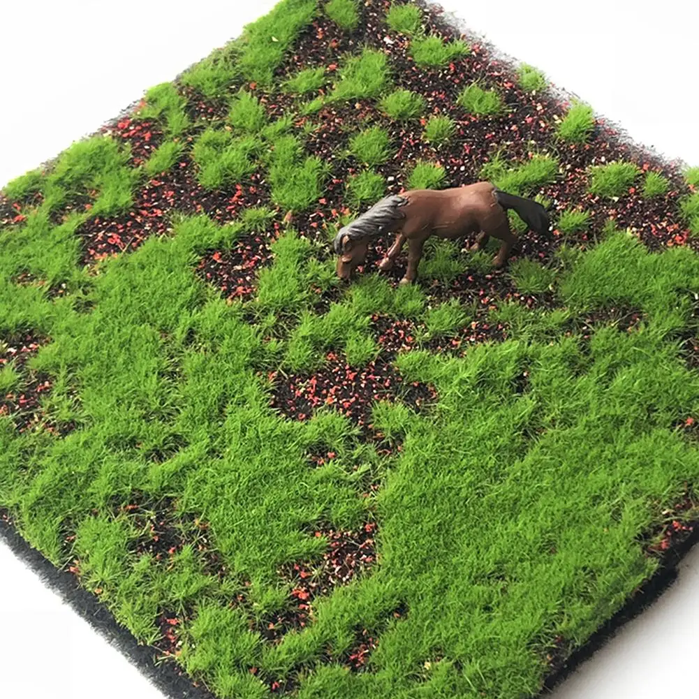 Artificial Fake Grass Mat Grassland Simulation Moss Lawn Turf Carpet Land Mini Landscape Bonsai Wedding Garden DIY Decoration