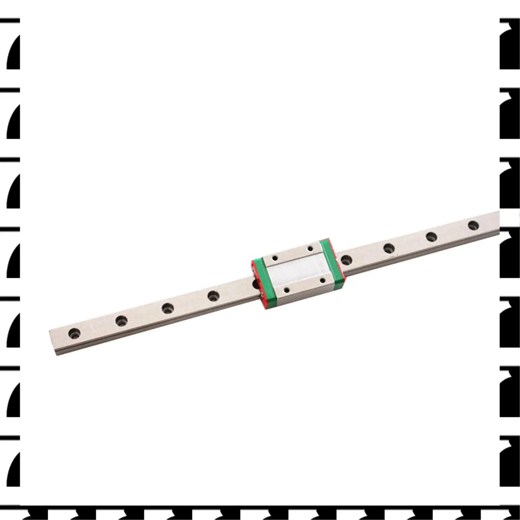 

A44U 2Pcs 9Mm Linear Guide Miniature Rail MGN9 400Mm Linear Rail And 2 Pcs MGN9H Miniature Rail Slider