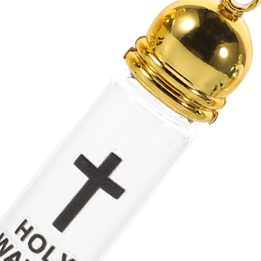 4 قطع من زجاجات المياه المقدسة بتصميم زجاجي مانعة للتسرب وحاويات معمودية مسيحية محمولة دينية #6