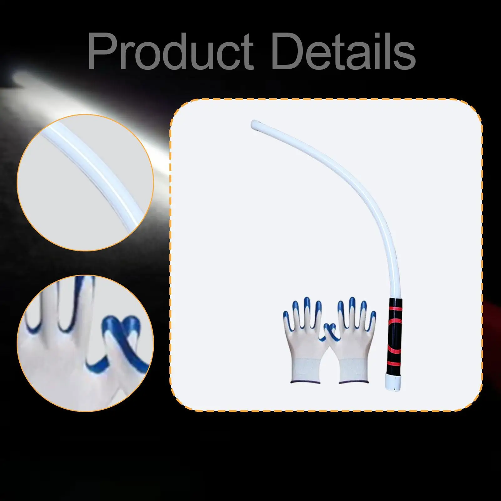 Flexible LED Flashlight Stick Durability for Car Repairs Inspections
