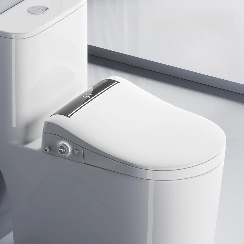 Smart Toilet Seat Cover Universal Automatic Flip Multi Function Instant Heating Voice Control Foam Shield