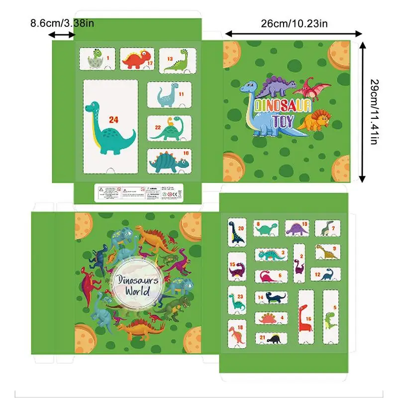 Calendario de Cuenta Regresiva para niños, juguetes de dinosaurios de Adviento, juguetes de cuenta regresiva de Navidad, regalo para niños