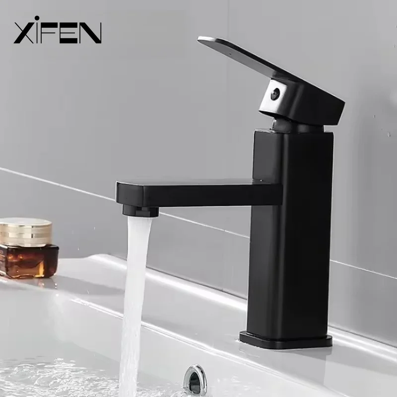 

Stainless Steel Bathroom Sink Faucet Toilet Washbasin Faucet Hot and Cold Water Tap Bathroom Mixer Fashionable Bathroom Faucet