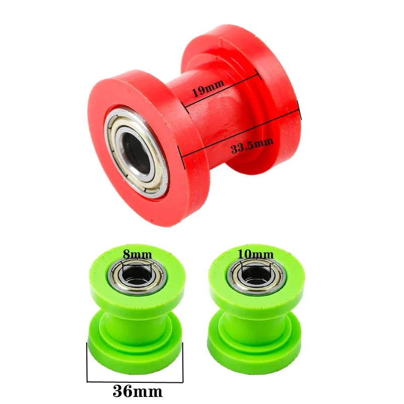 Motorcycle 8/10MM Chain Guide Roller Pulley Suitable for 50CC 70CC 90CC 110CC 125CC 150CC 250CC ENDURO MX Dirt Bike ATV