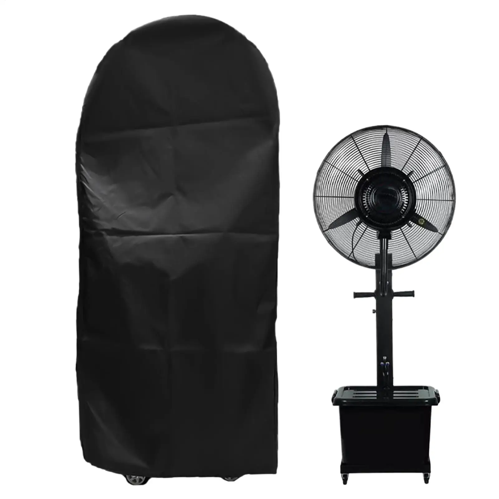 Floor Type Industrial Spray Cooling Fan Cover Waterproof Spray Cooling Fan Cover Waterproof Reusable Oxford Cloth Cover