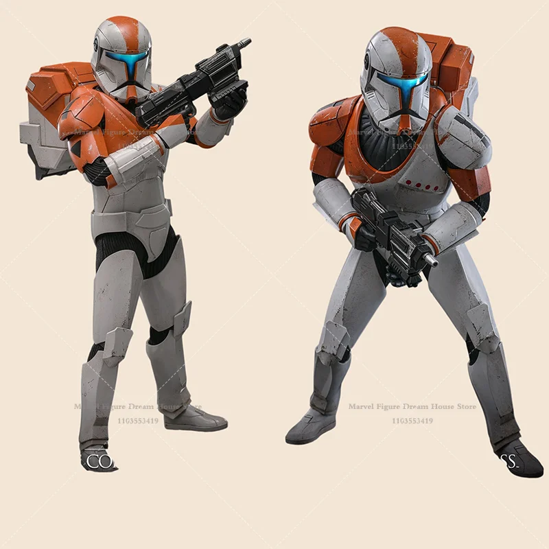 

In Stock HOTTOYS TMS151 1/6 Scale Star Wars Clone Commando Glorious Assault Team 12-inch Full Set Action Figure Soldier Toys