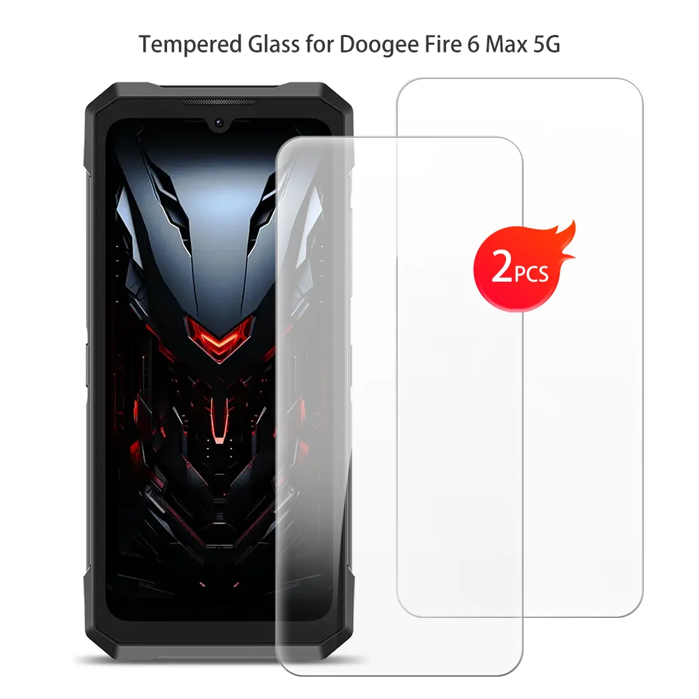 Для Doogee Fire 6 Max 5G закаленное стекло Защитная пленка для экрана смартфона