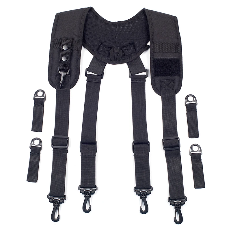 Outdoor Adjustable Equipage Suspender Type Tactics Braces New Tactical Suspenders Men Duty Belt Harness Combat Readiness Strap