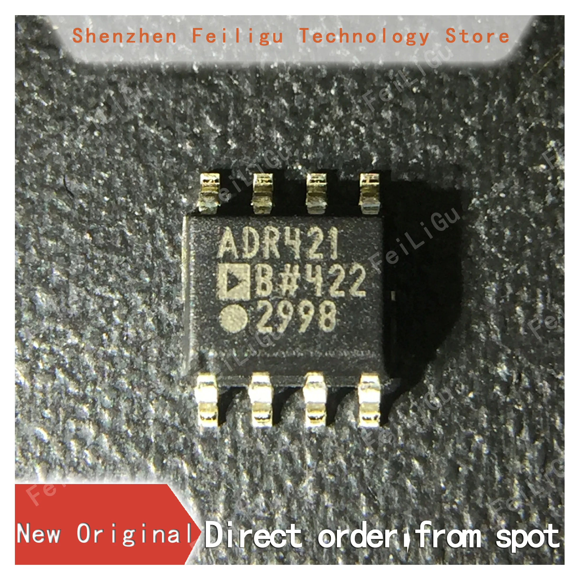 1/10/30Pieces 100% New original ADR421BRZ ADR421BR ADR421B ADR421 Package:SOP8 voltage reference chip
