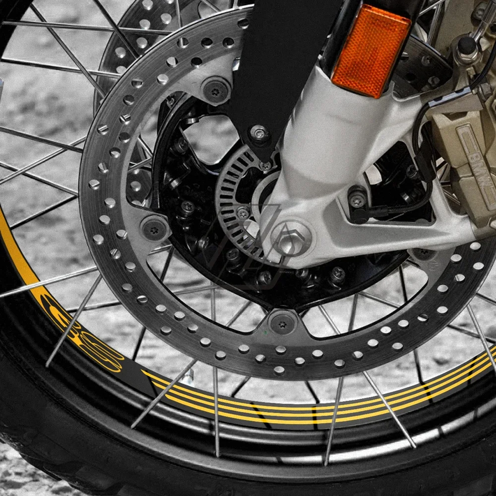 

Для BMW R1200GS R1250GS Adventure 2014-2021 40 лет GS наклейка на переднее и заднее колесо мотоцикла светоотражающая наклейка